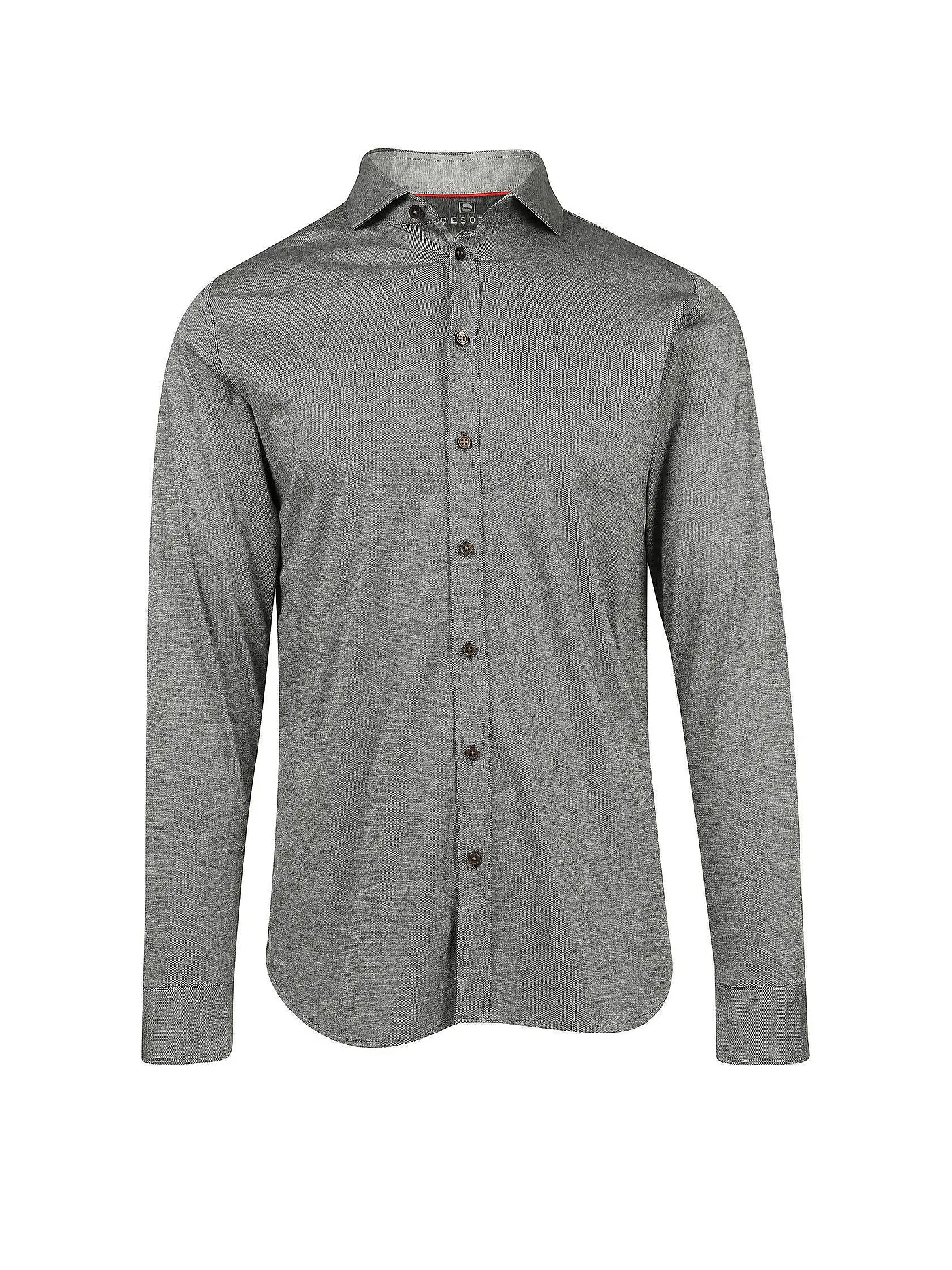 DESOTO | Jerseyhemd Slim Fit | grau